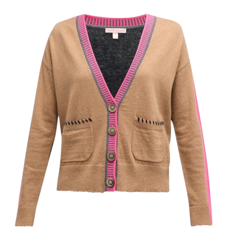 Lisa Todd Pocket Pleaser Colorblock Button-Down Cardigan